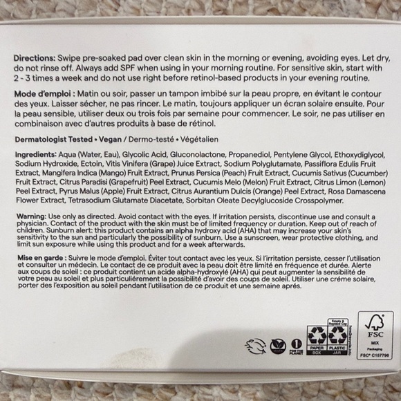 YSE Your Favorite Ex Exfoliating Pads - 45 pads - Picture 6 of 7